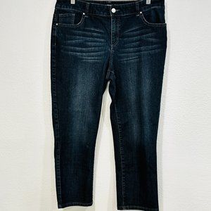 Chico's Dark Wash Ankle Jeans